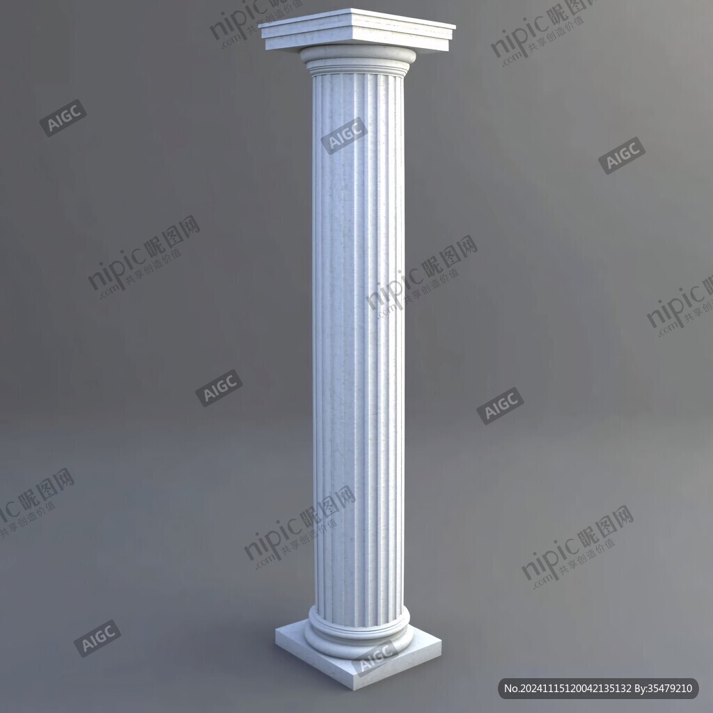 罗马柱模型