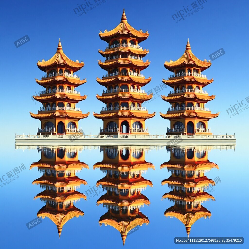 水中楼塔