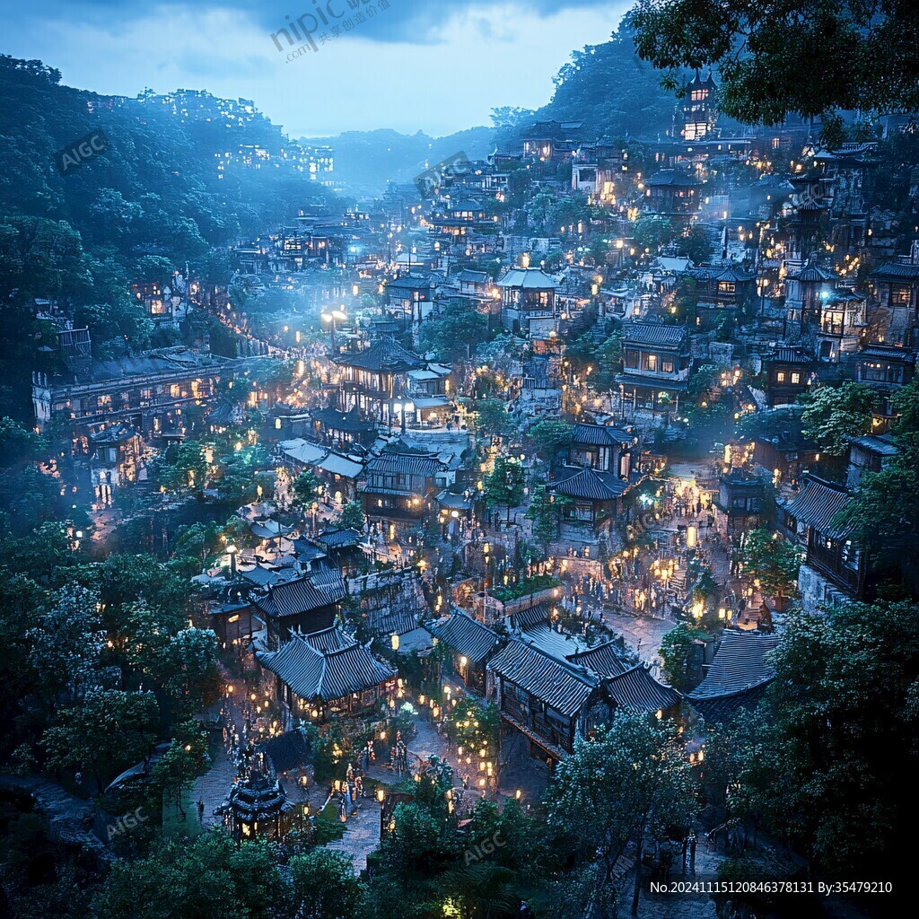 千户苗寨夜景