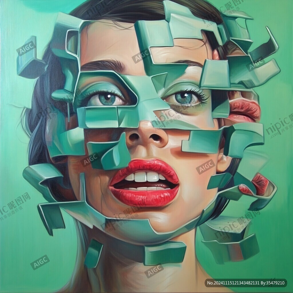 酷炫立体画