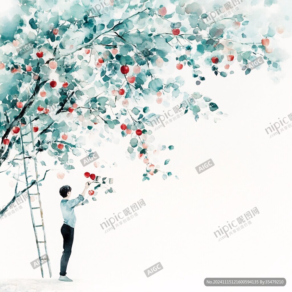 山楂插画手绘
