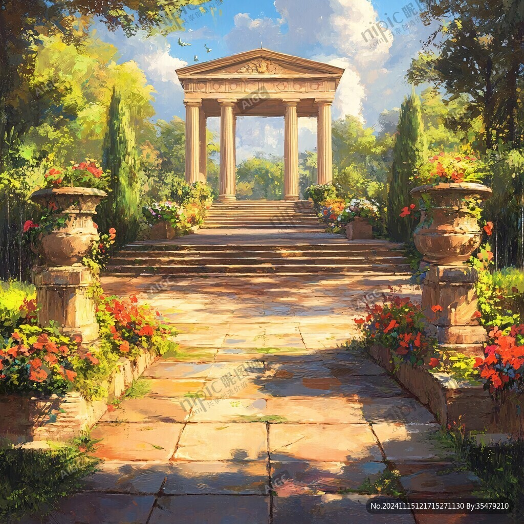 风景厚涂