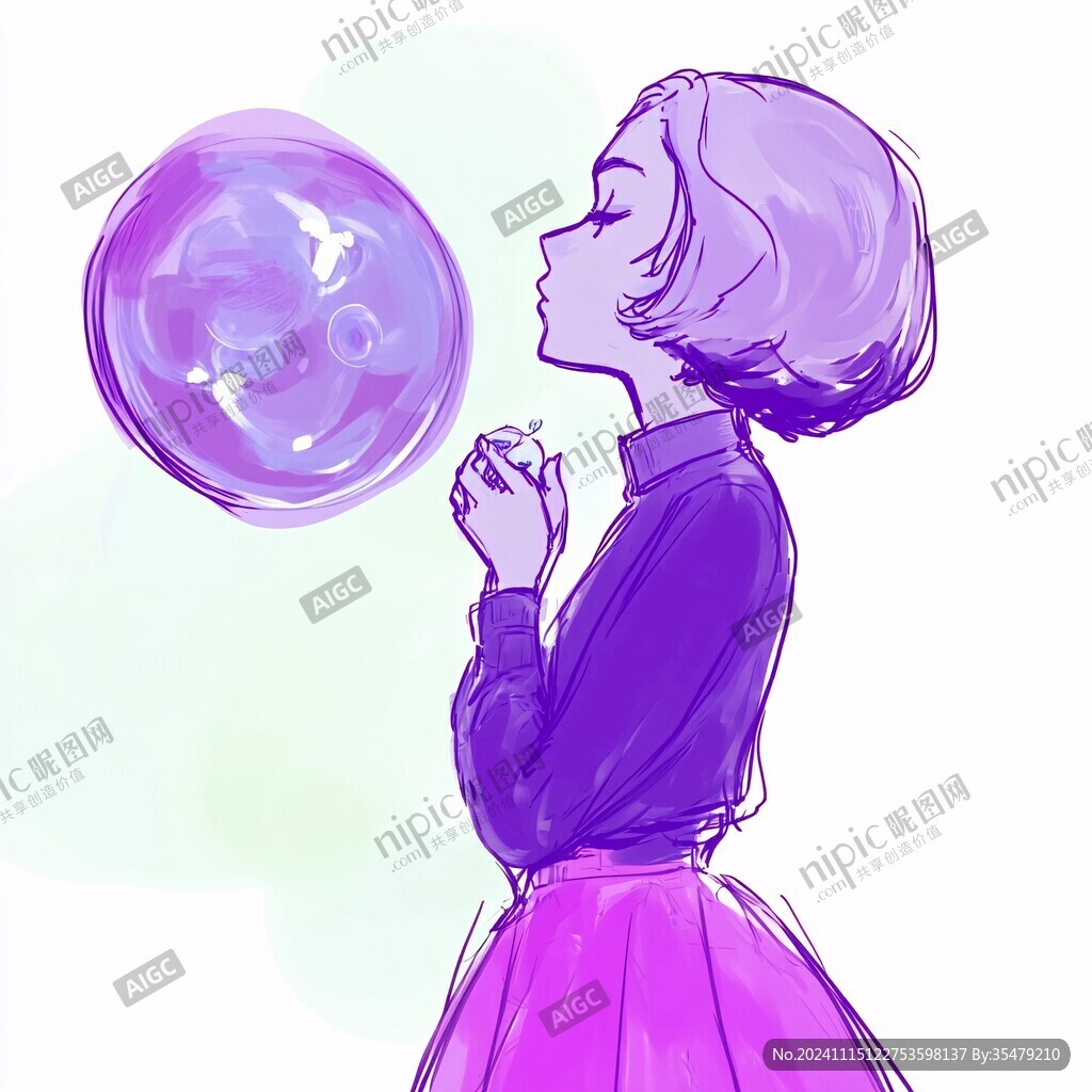 拿气球的少女