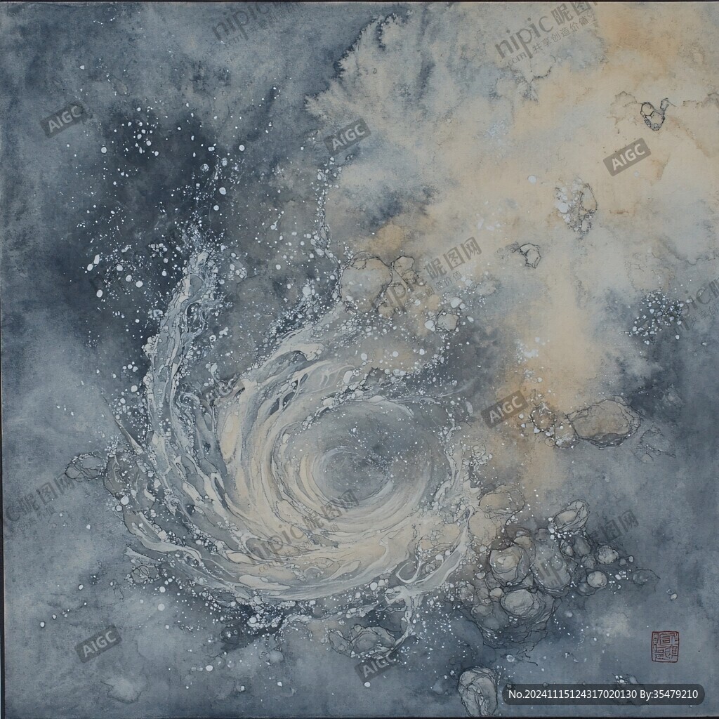 海洋流体画宇宙