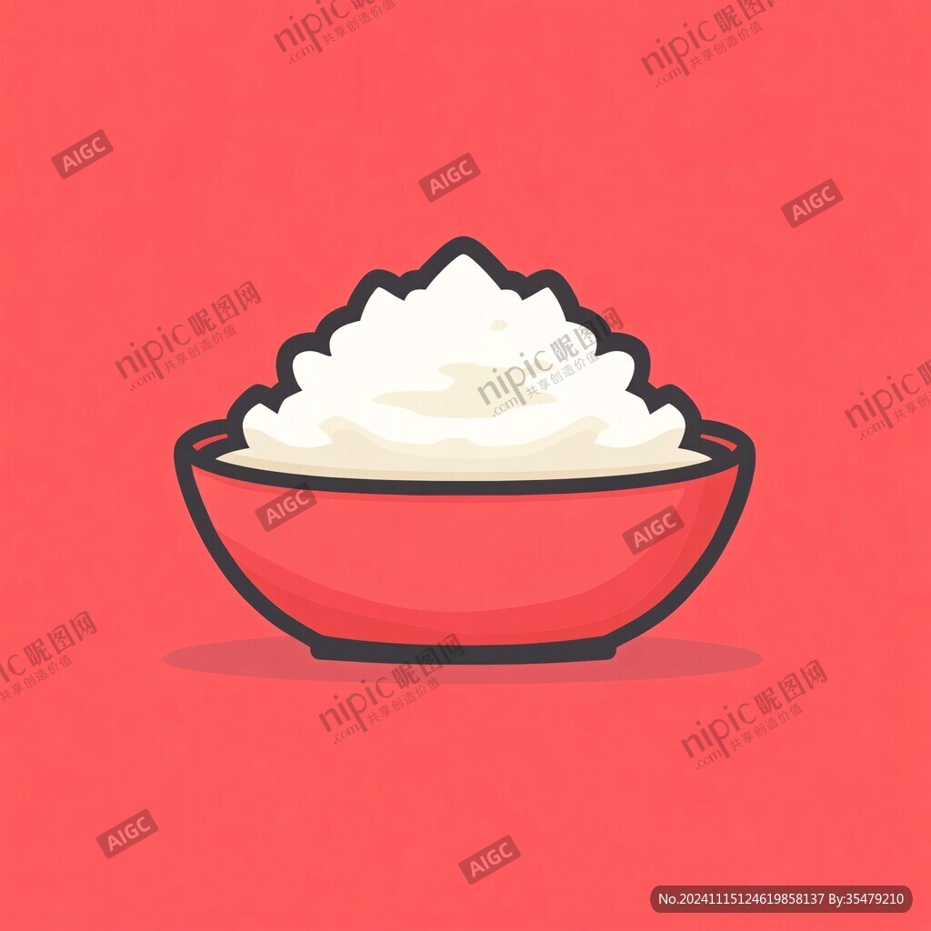 炒饭图标设计
