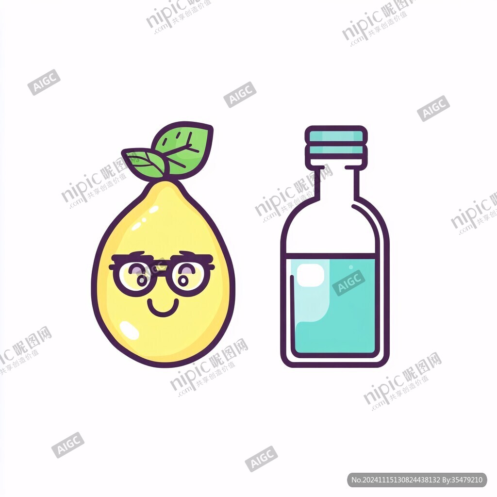 卡通果汁卡通柠檬