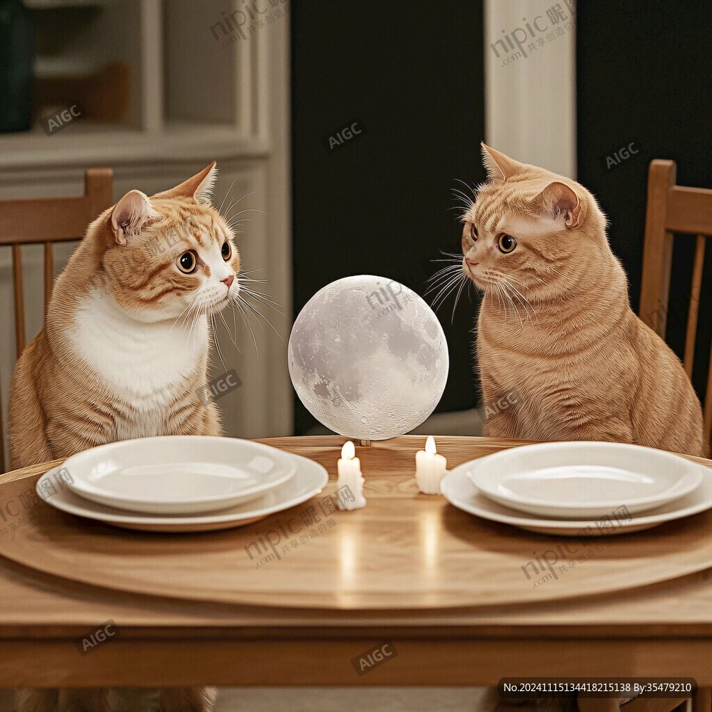 猫碟图台灯罩