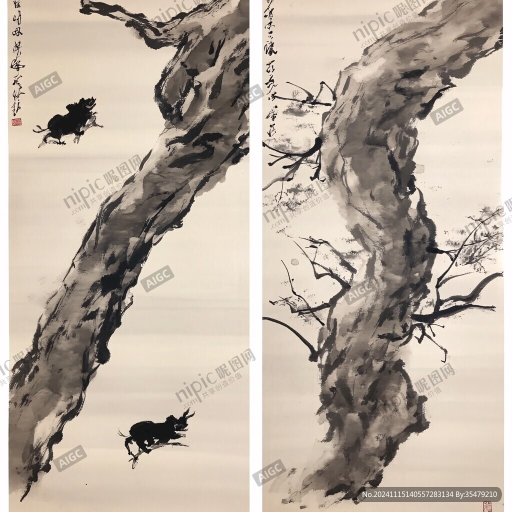 临将枯树