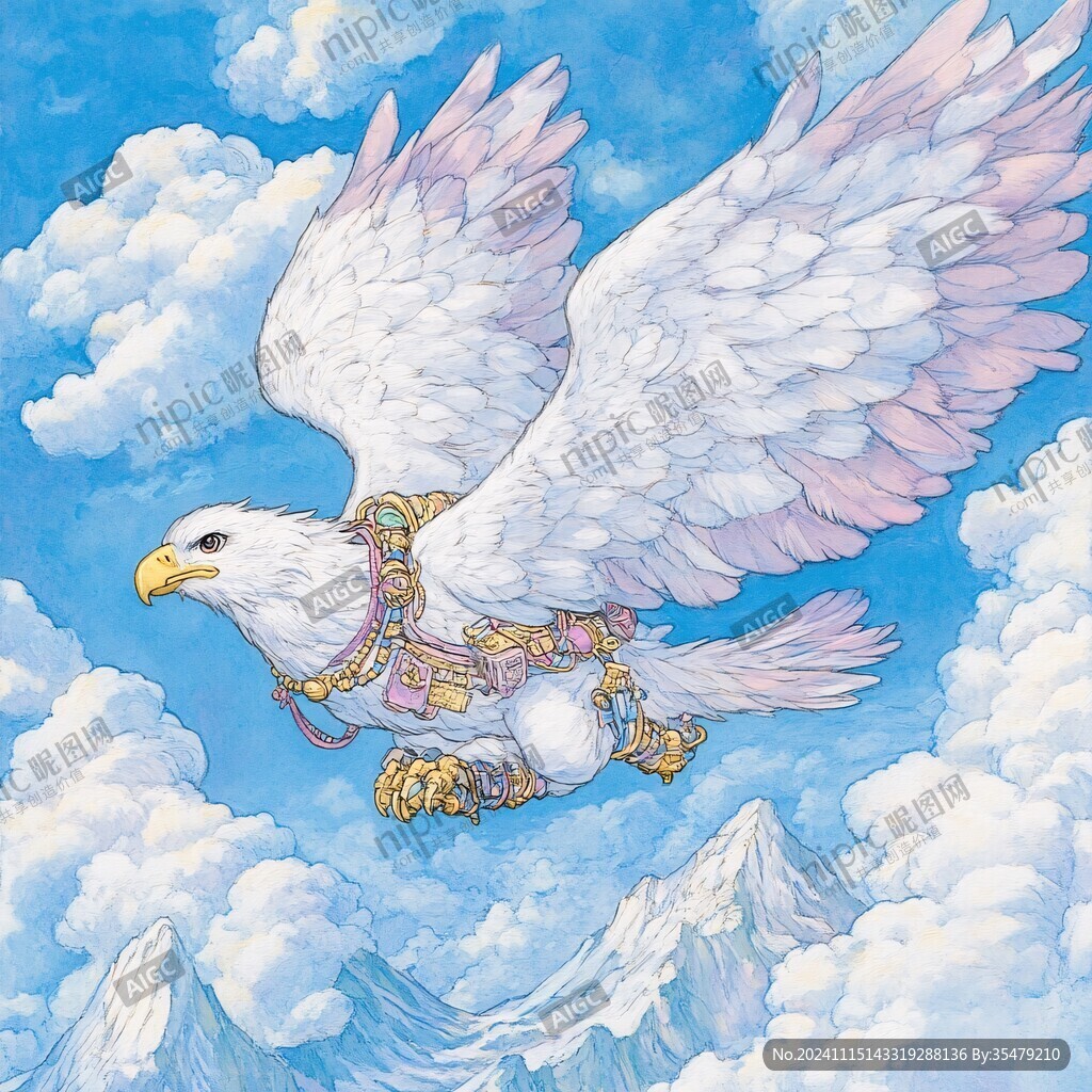 雄鹰插画