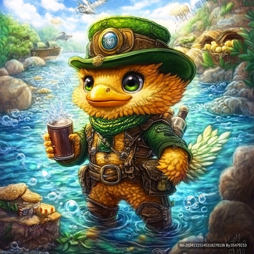 柯尔鸭插画