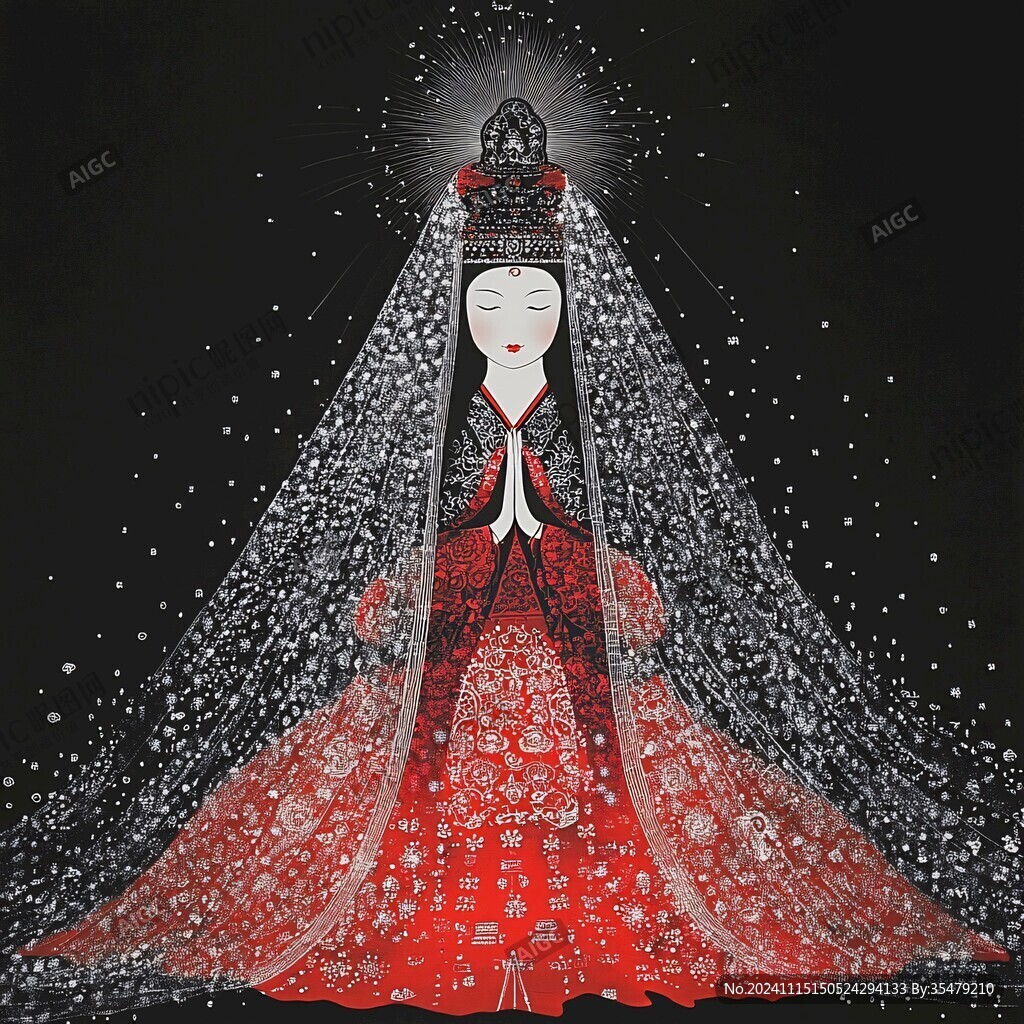 女皇插画