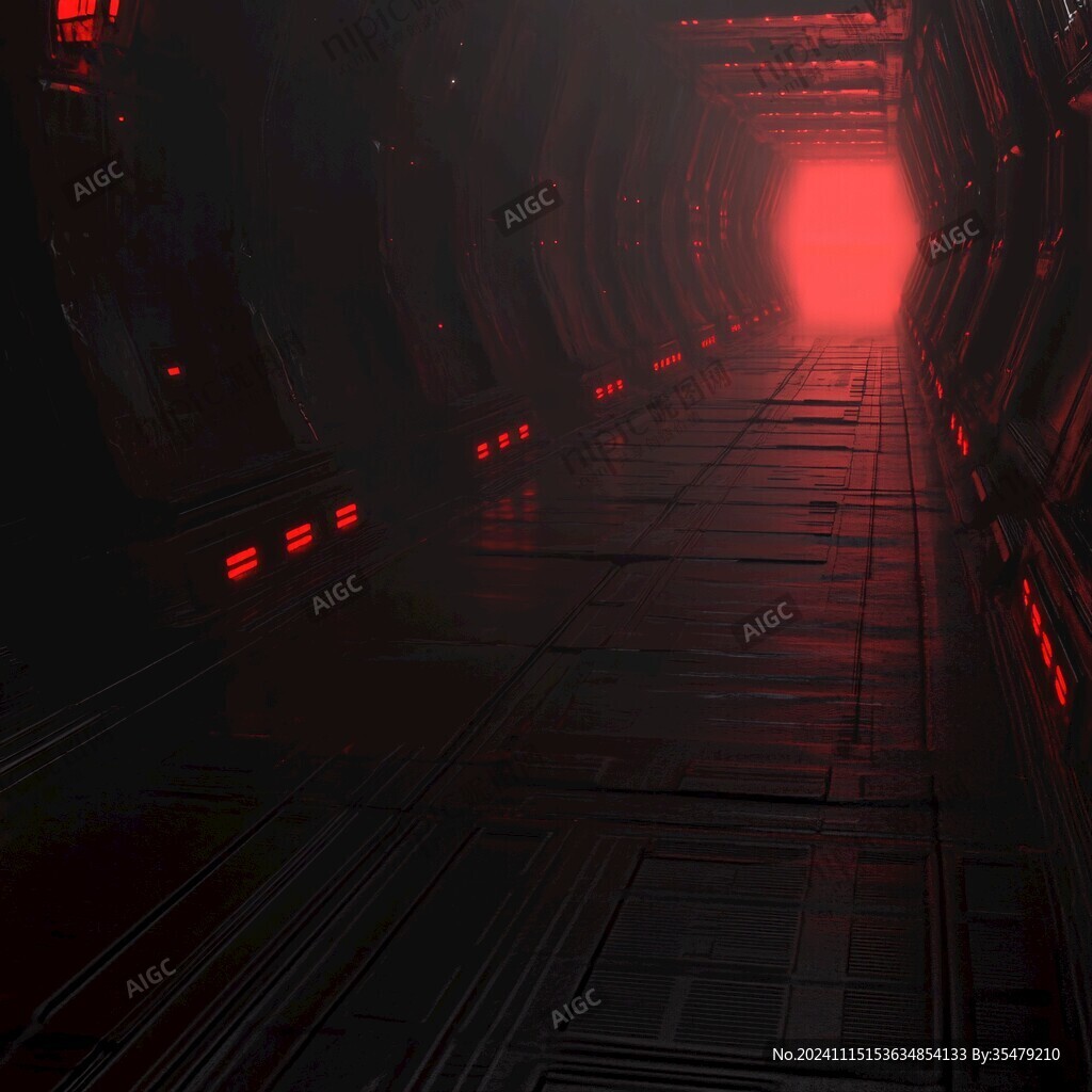 红色科技空间感