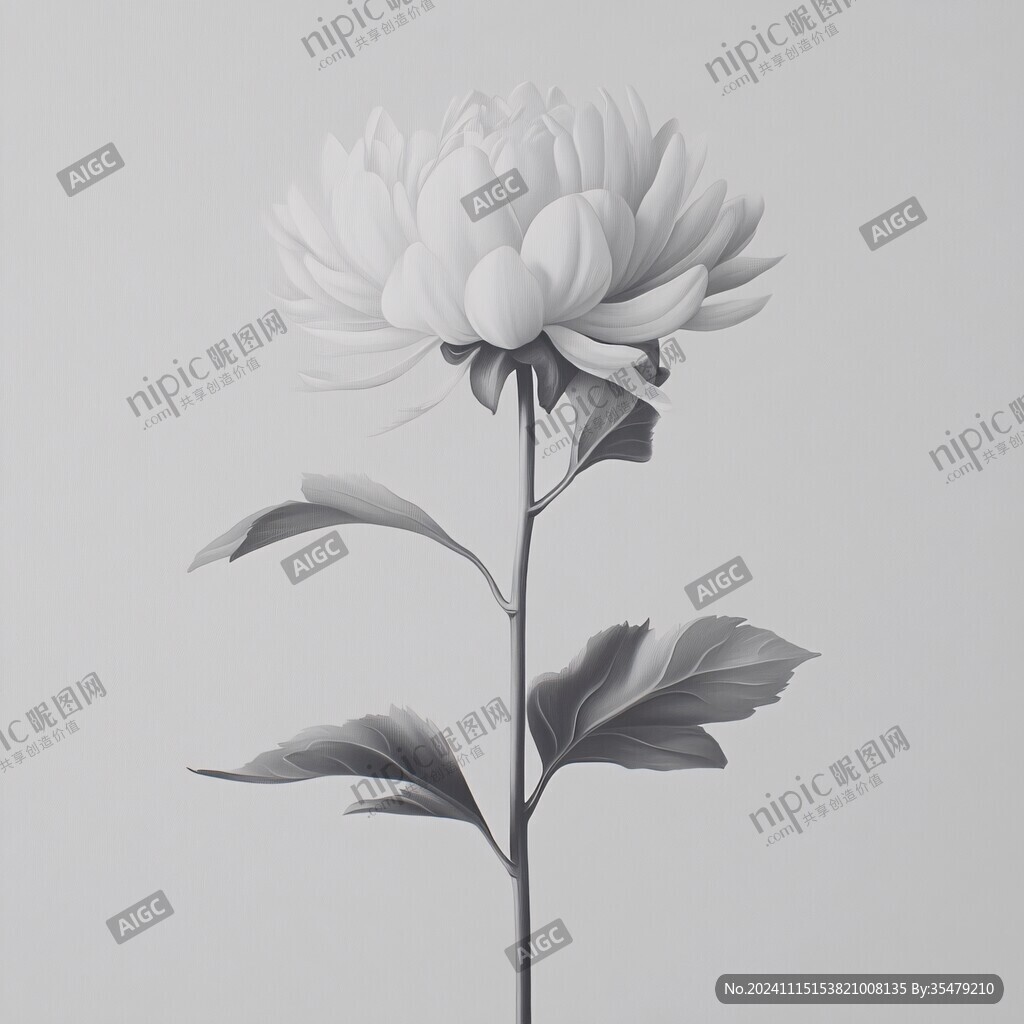 3d简约花