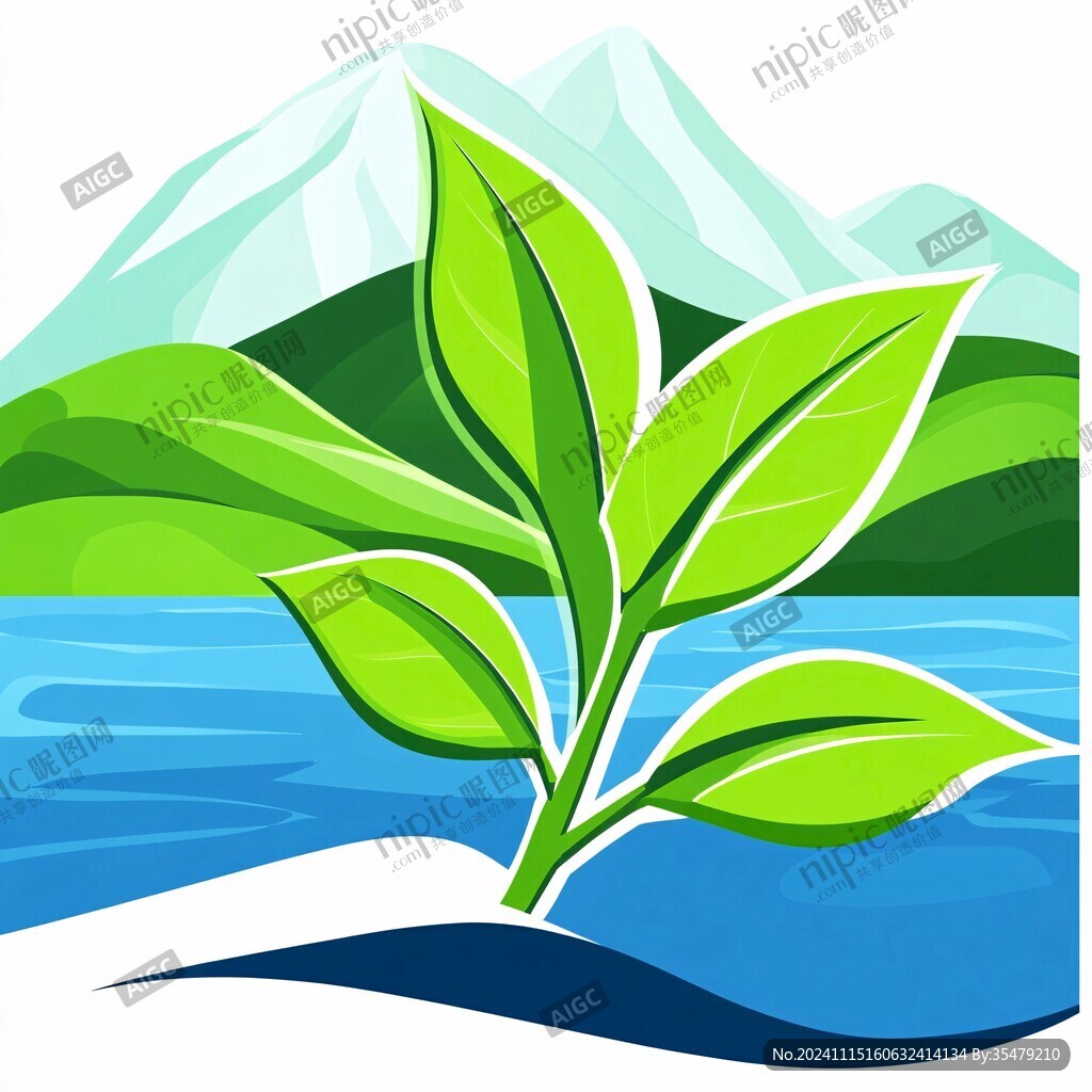 植物树叶叶子茶叶会员