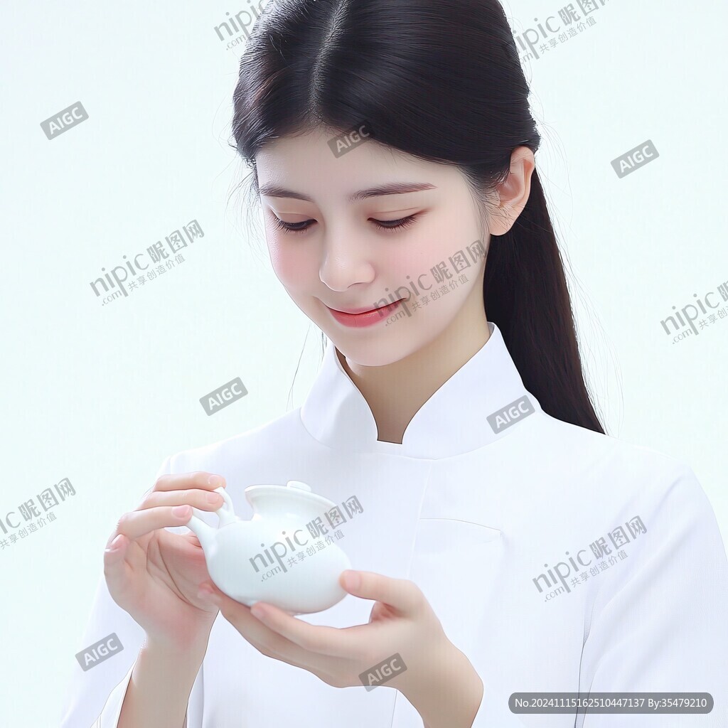 古装美女茶艺师