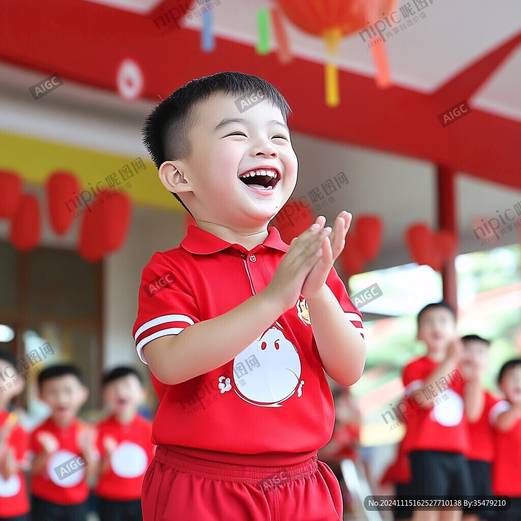 幼儿园开学拍照