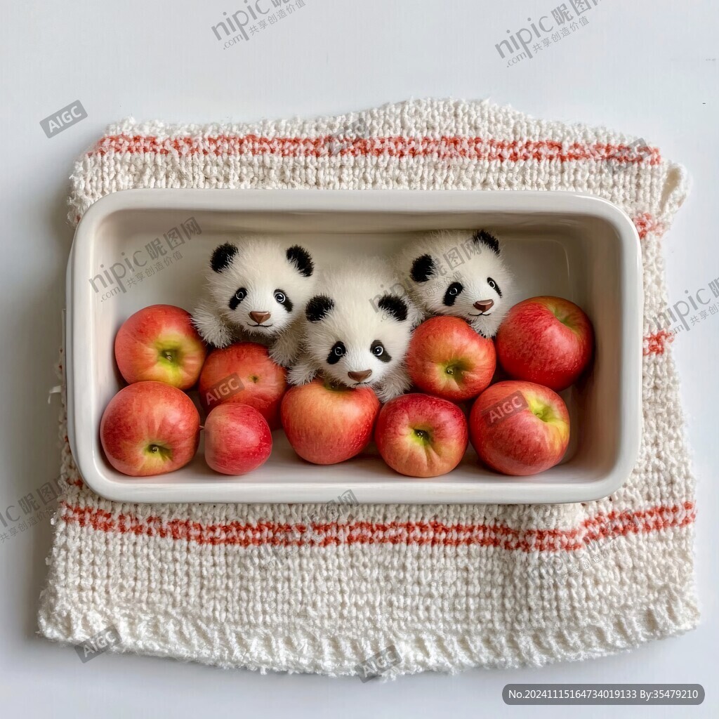 动物包子方形盘子