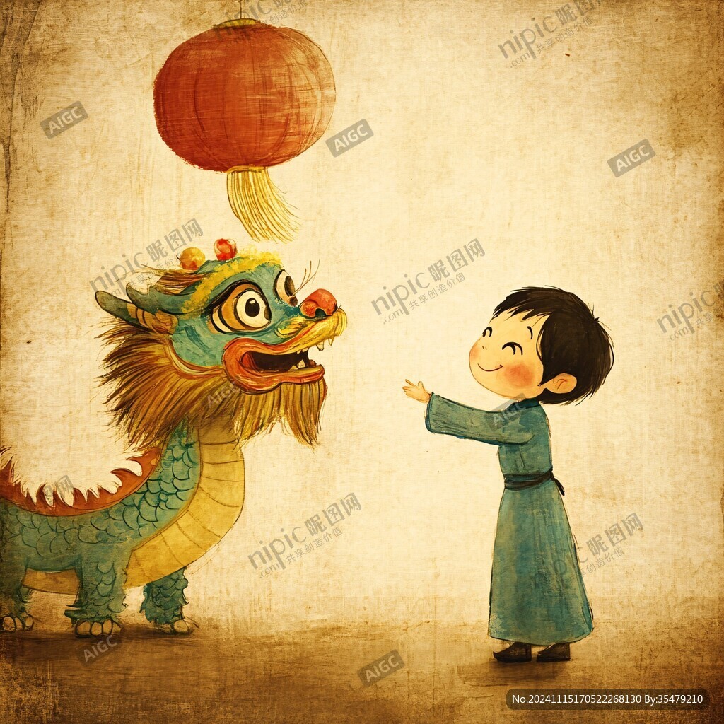 小龙拜年