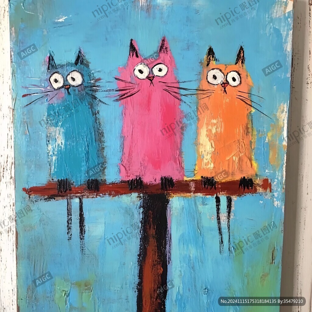 猫咪挂画