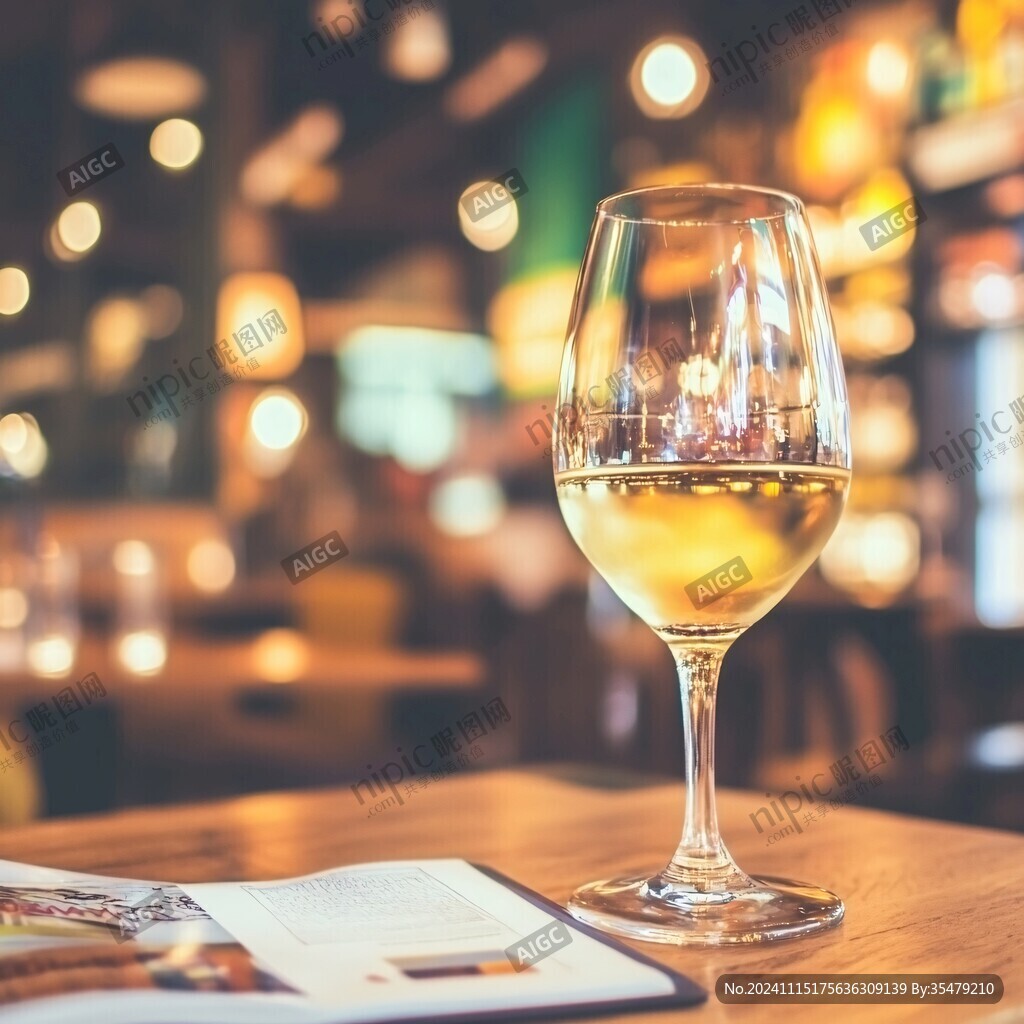 红酒杯暖色背景