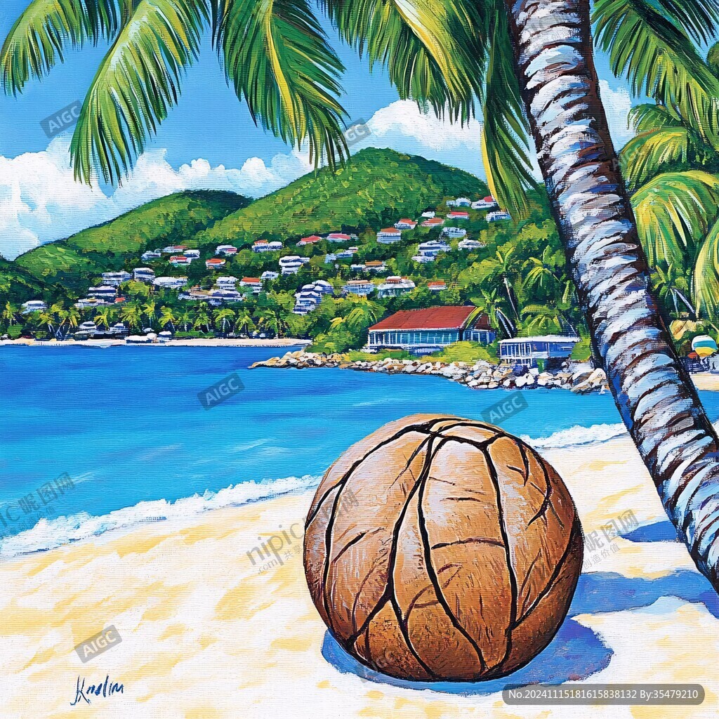 夏威夷果插画