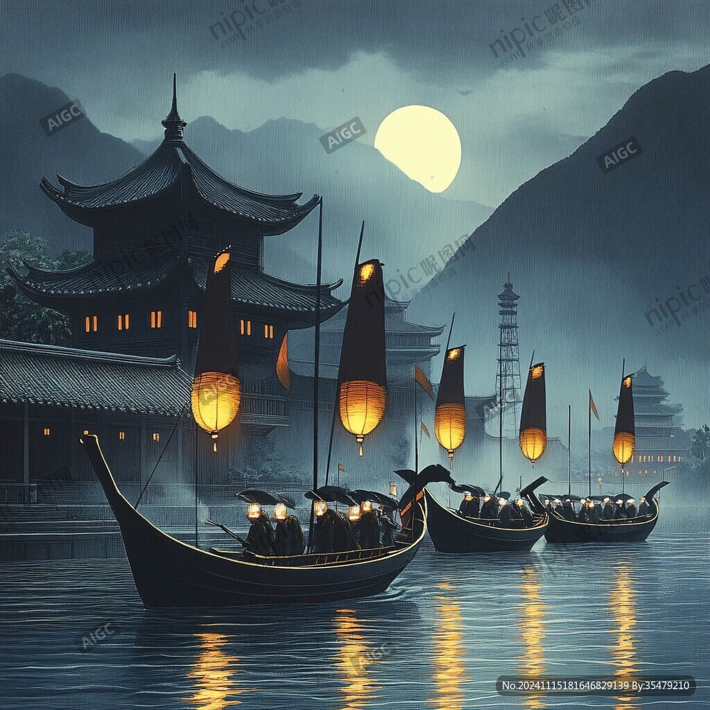 古船灯火