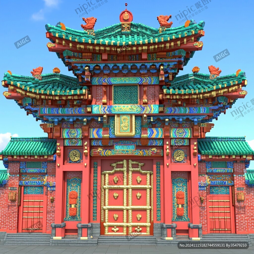 门楼建模