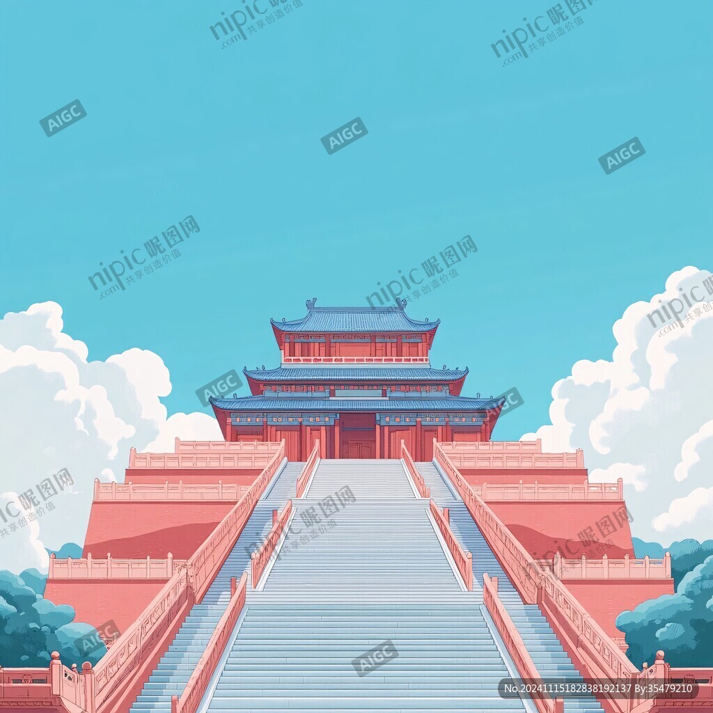神武门插画