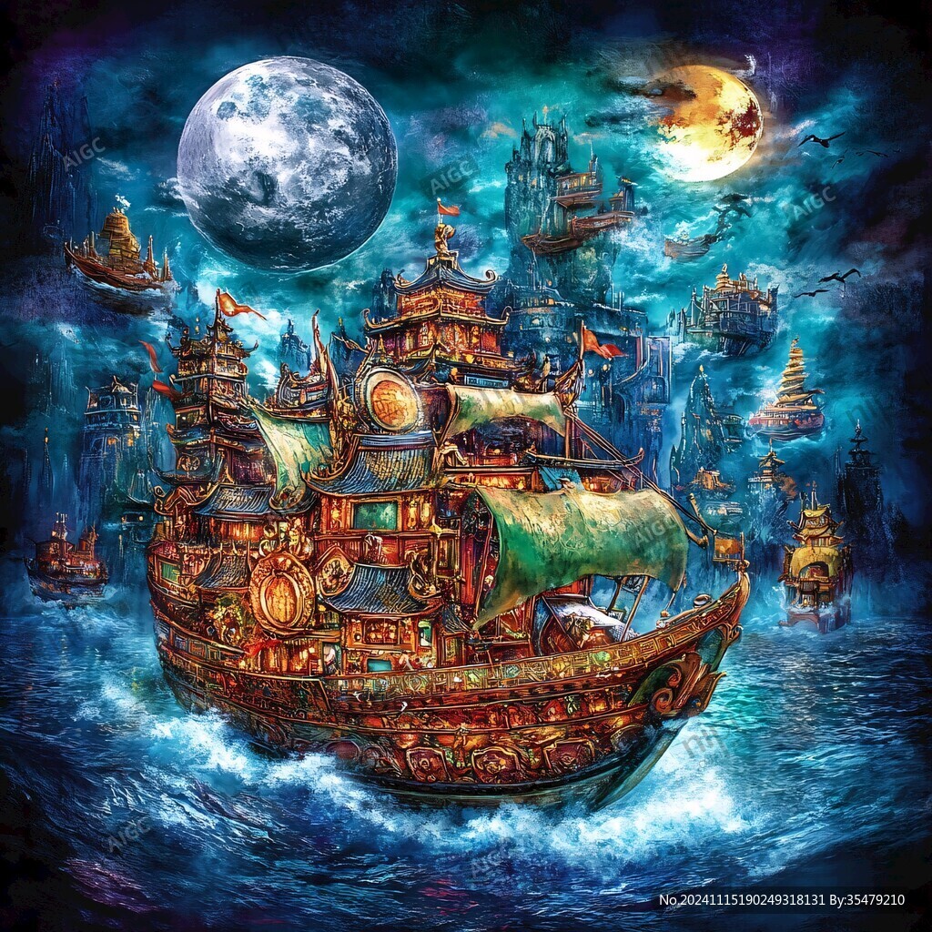 海底世界大海魔舟设计
