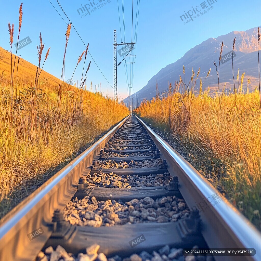 铁路沿线旅途风景
