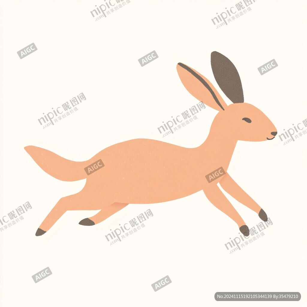 扁平风兔子