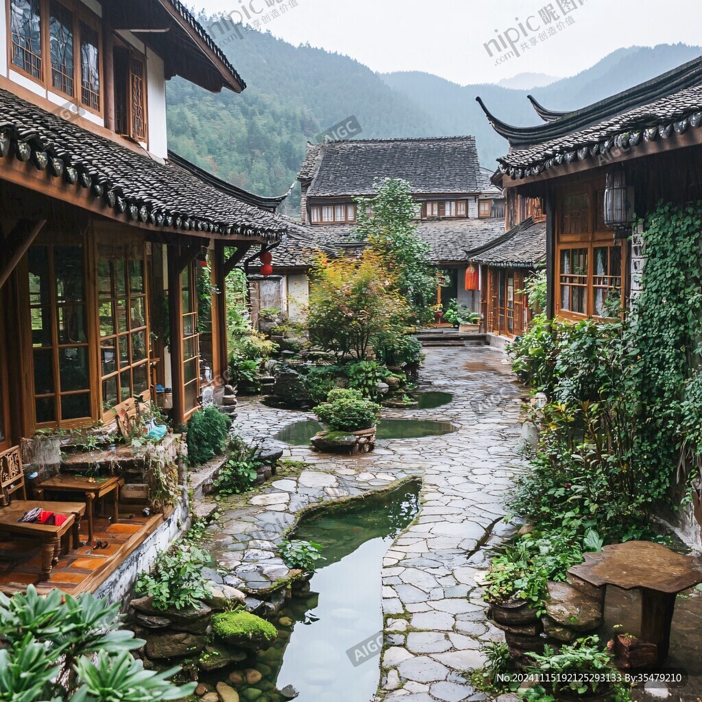 客栈庭院