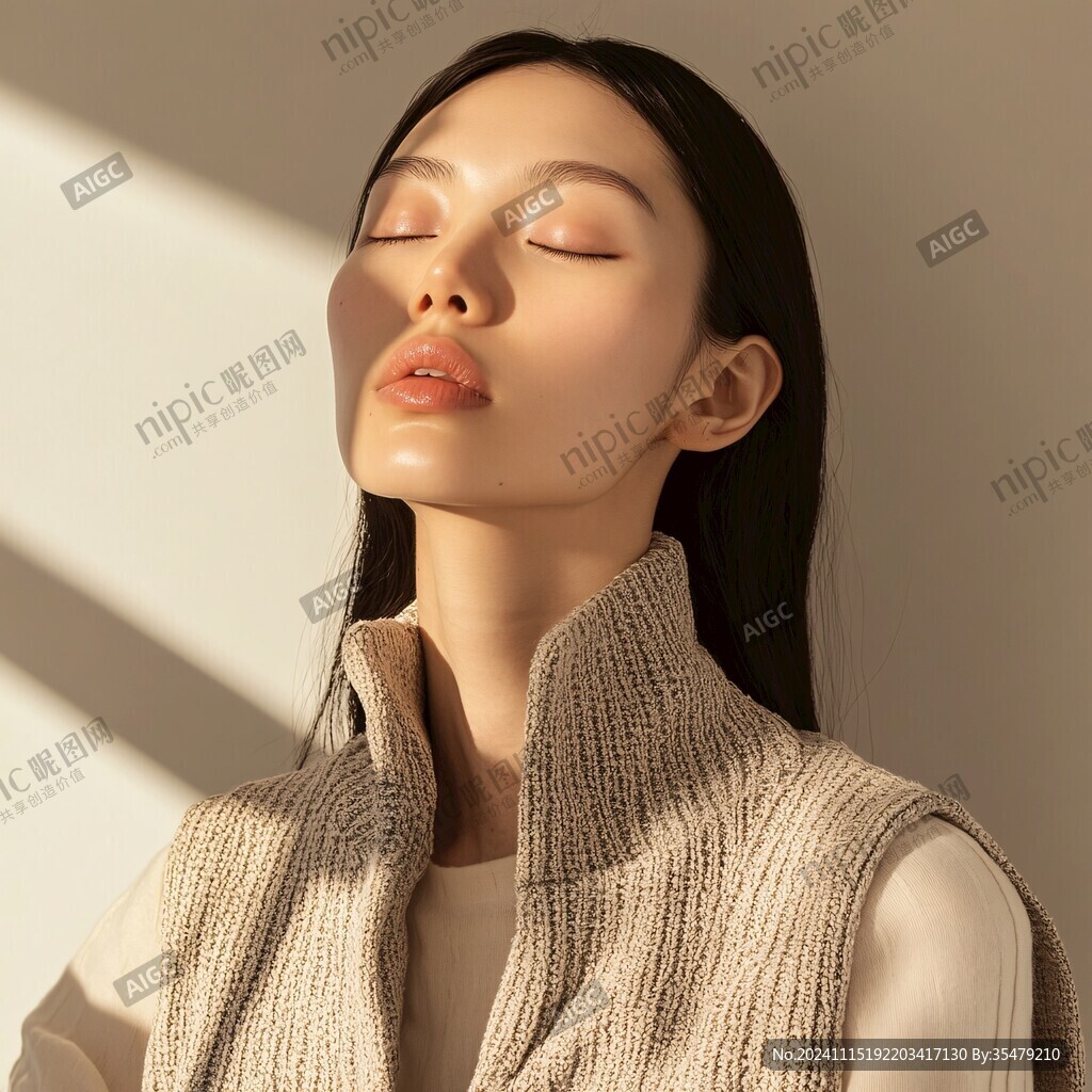 少女羊绒衫