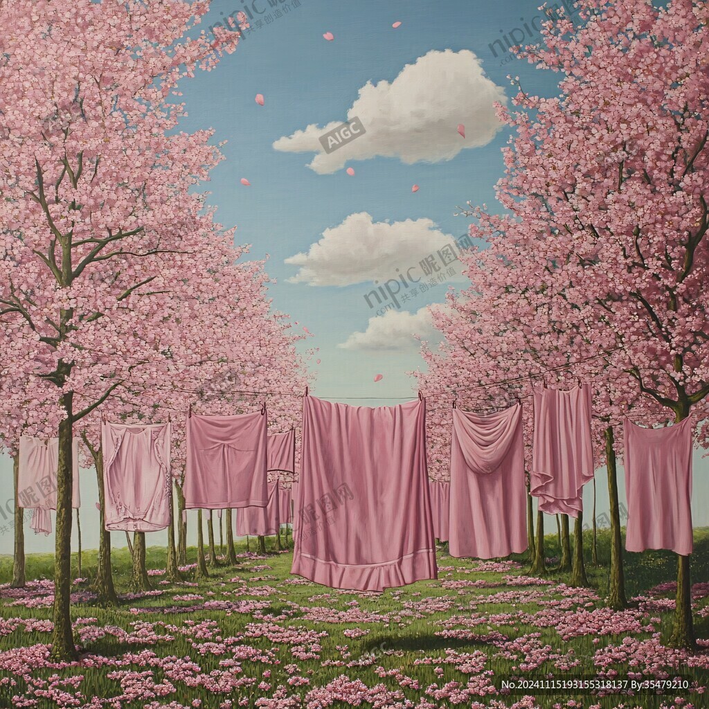 樱花花帘