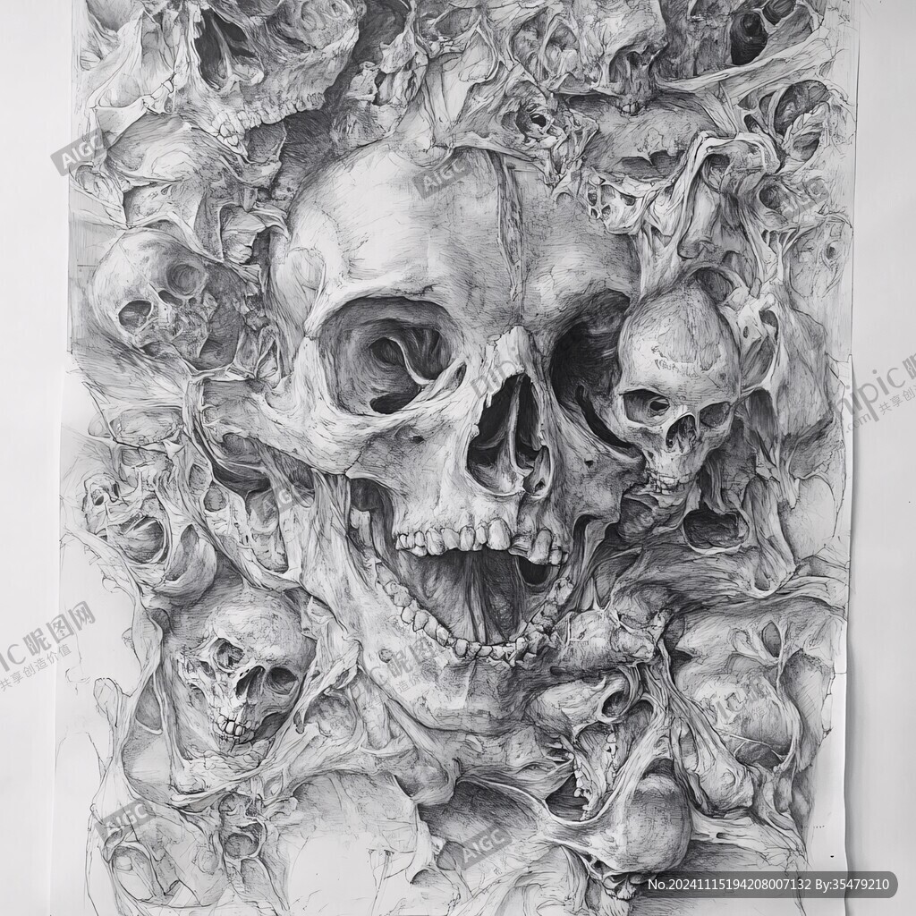 丧尸立体画