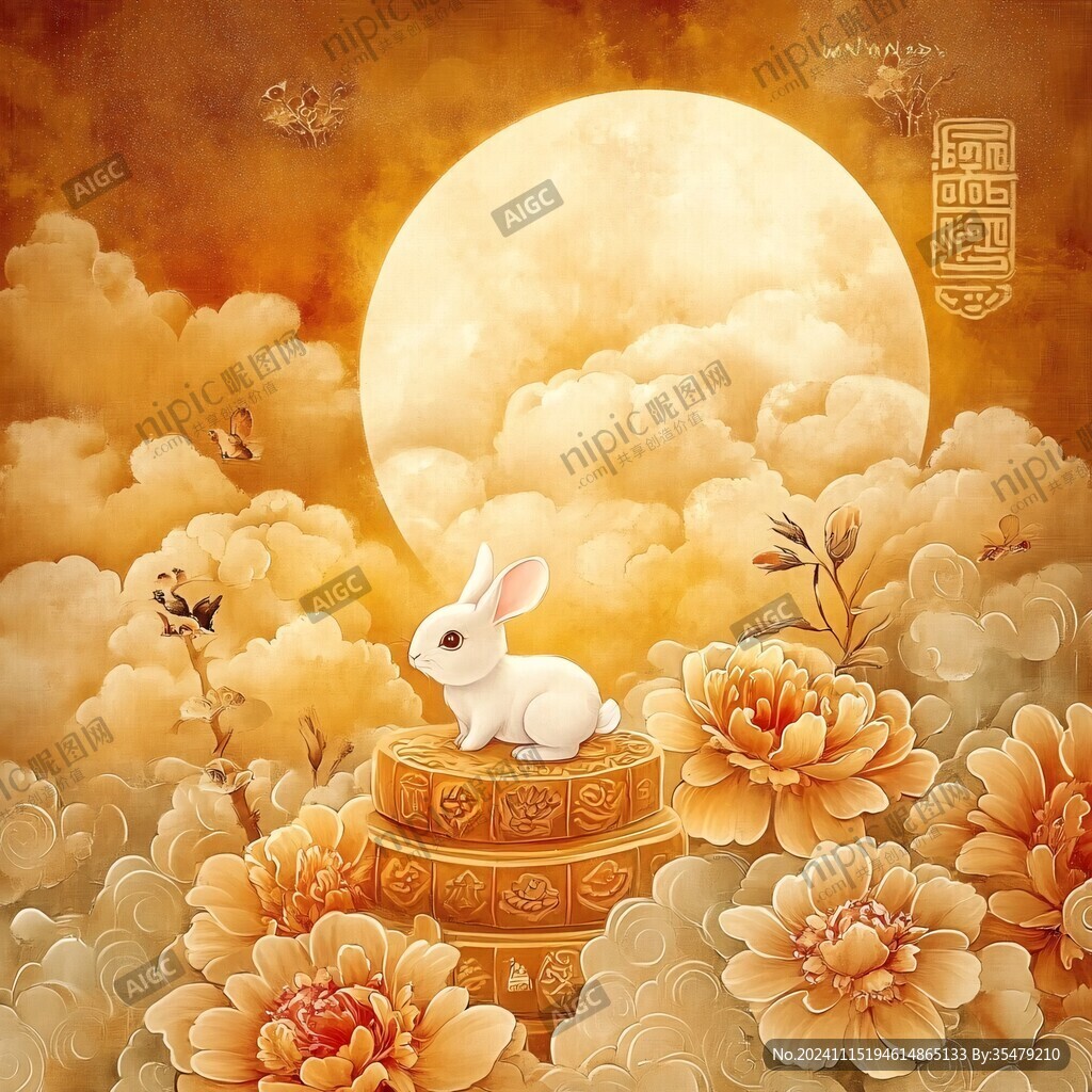 兔年中式插画