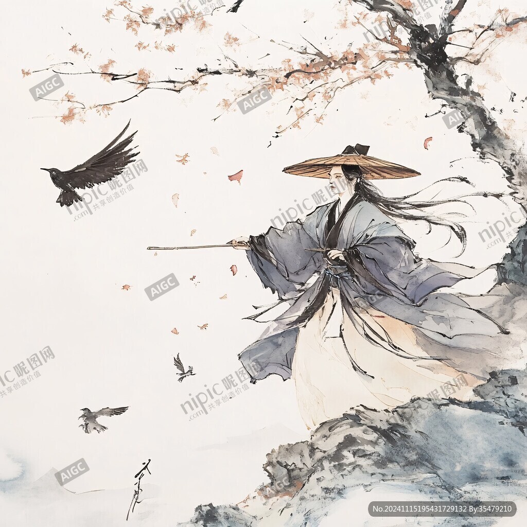古风少年插画