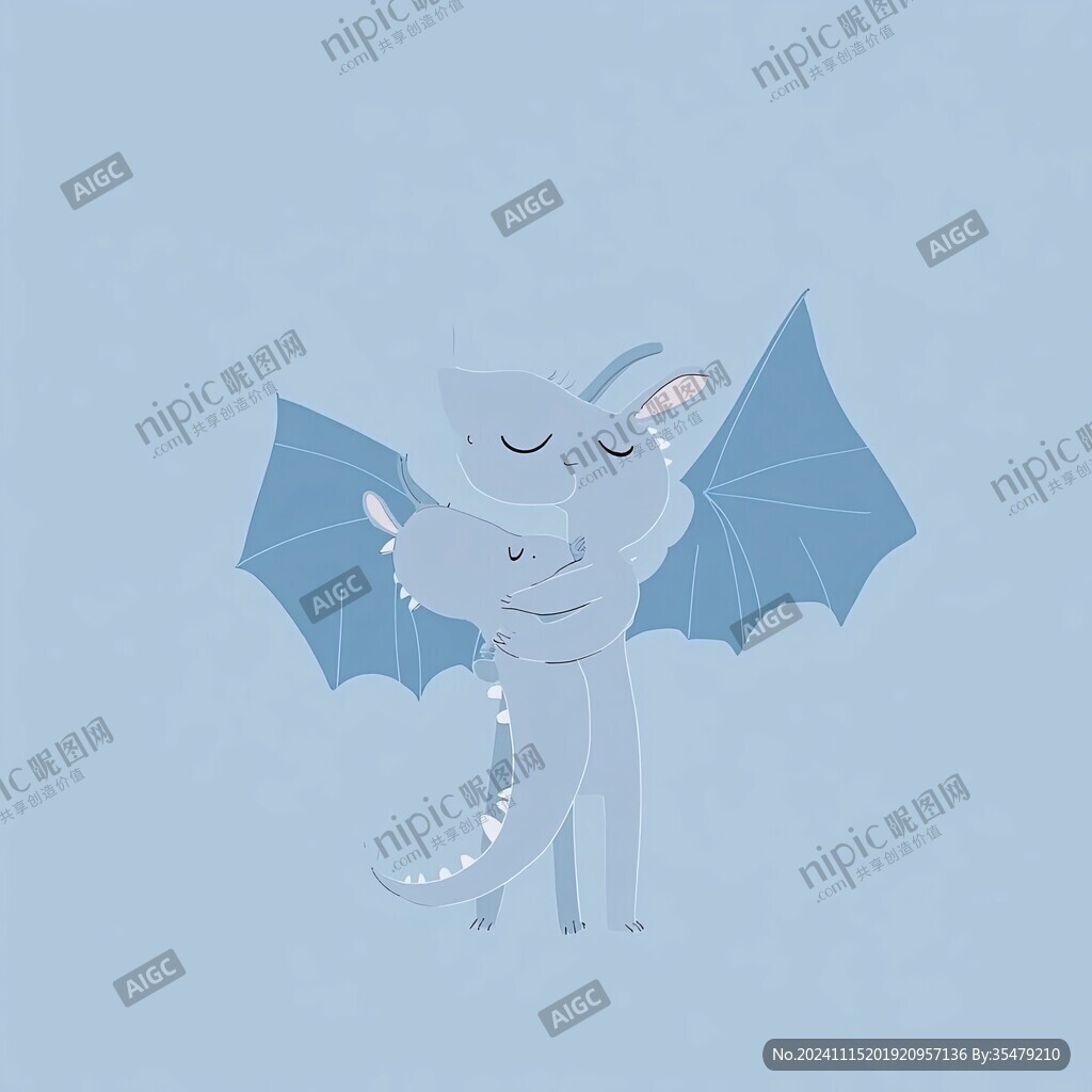 小龙卡通形象设计
