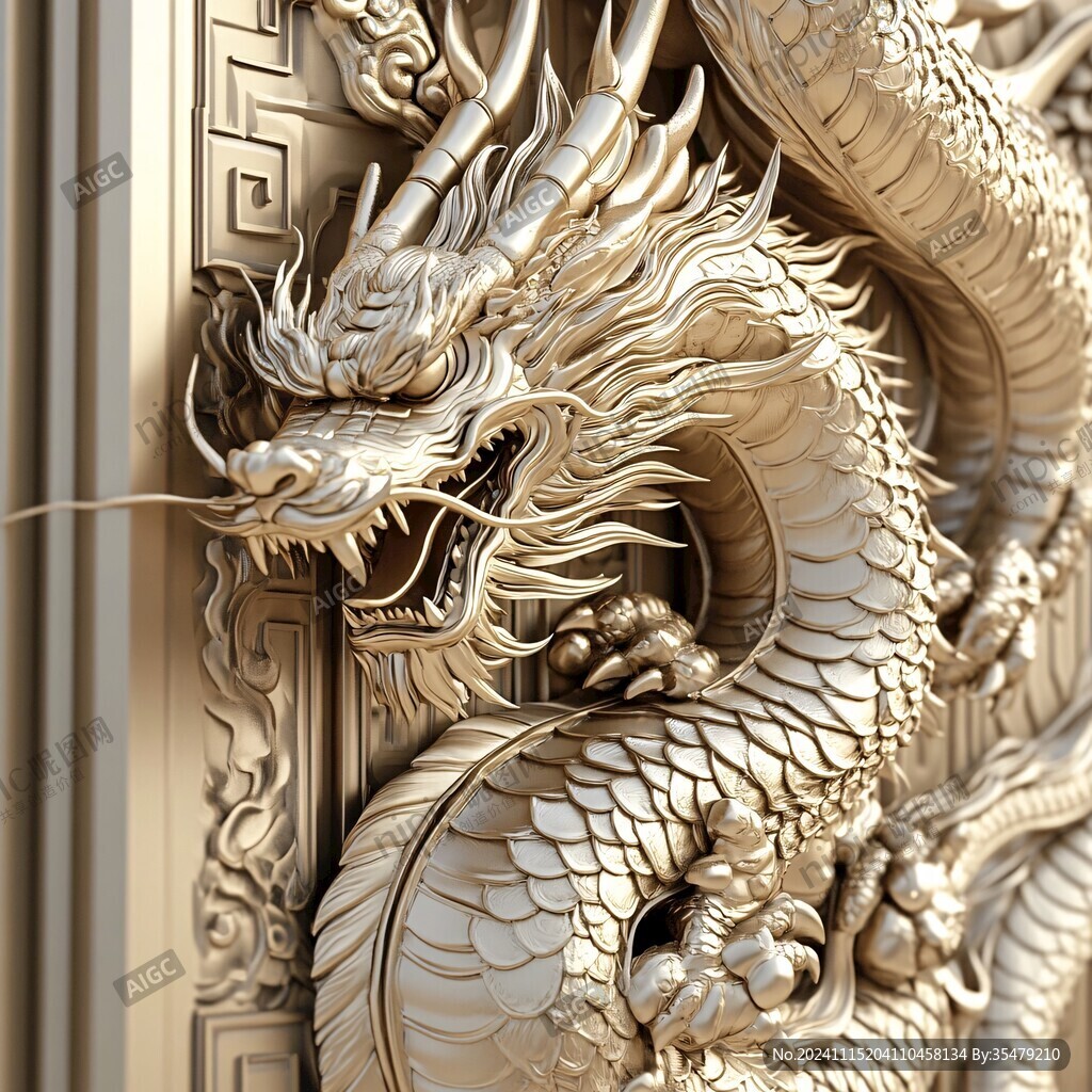 高清浮雕龙