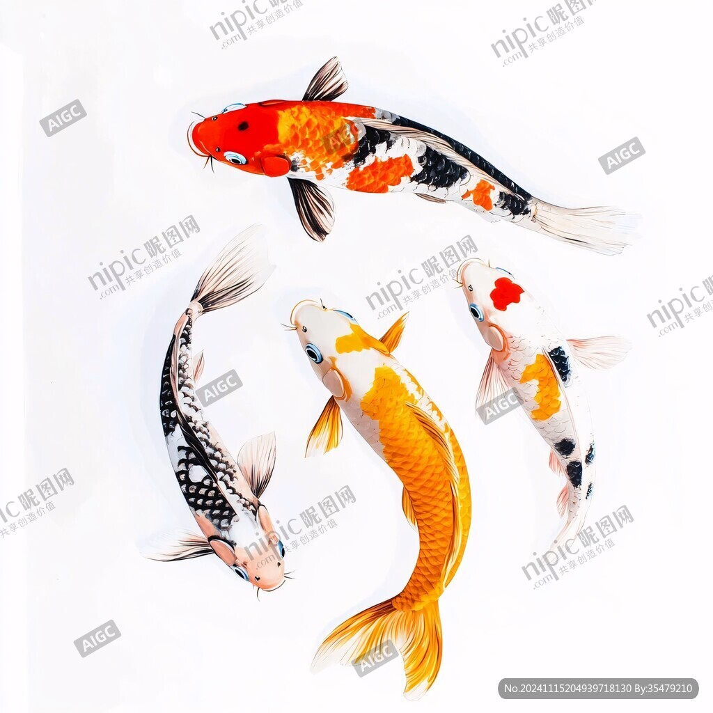 黄金红白锦鲤