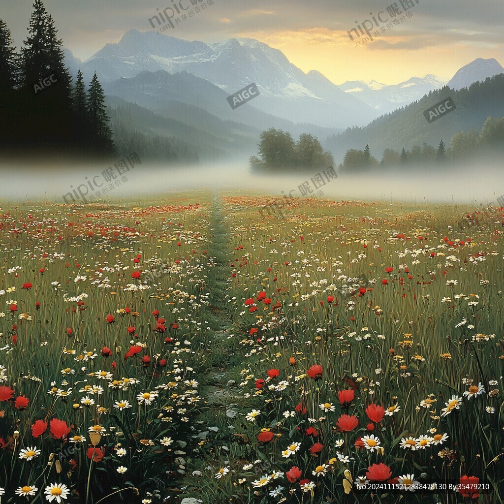 唯美花海风景