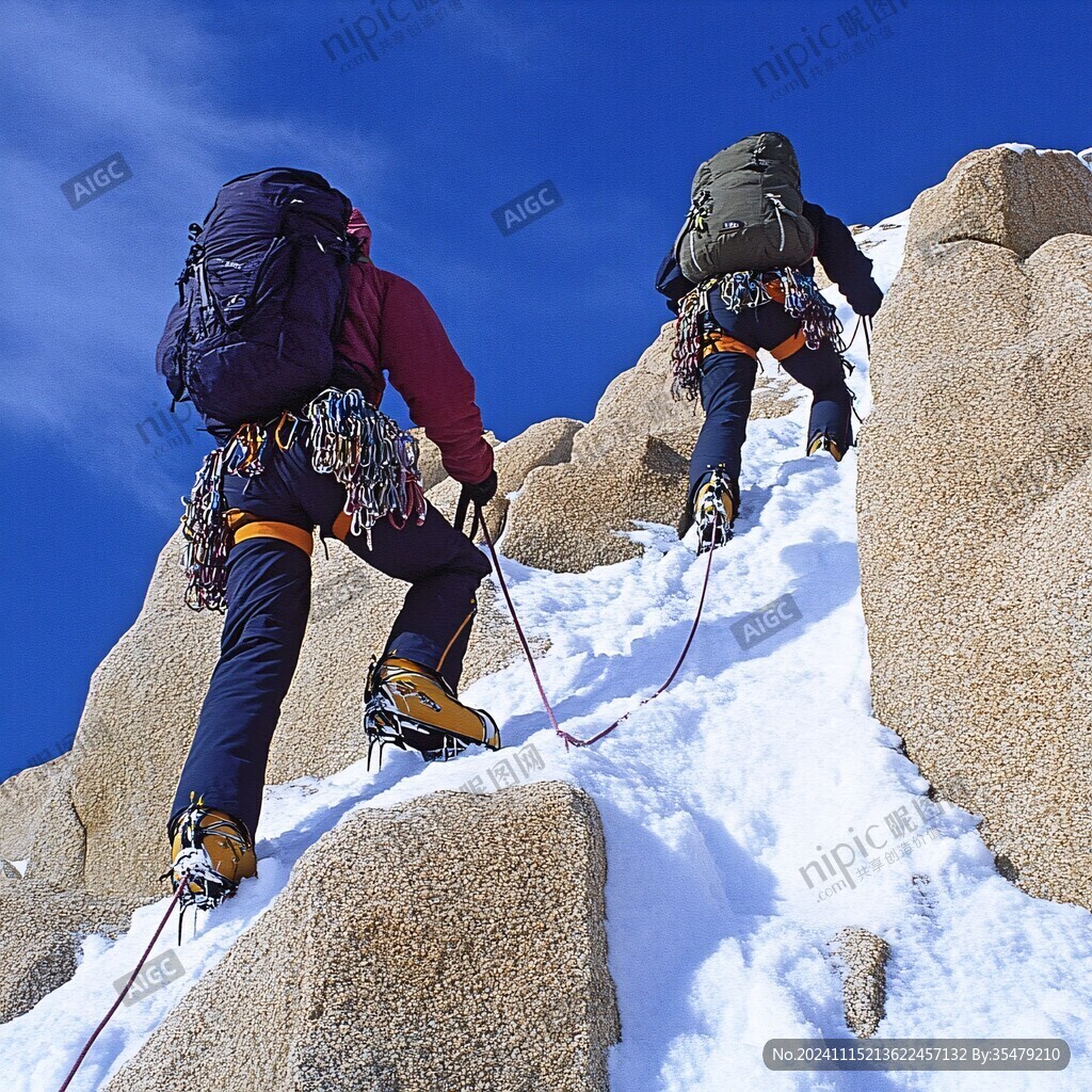 冬天爬山