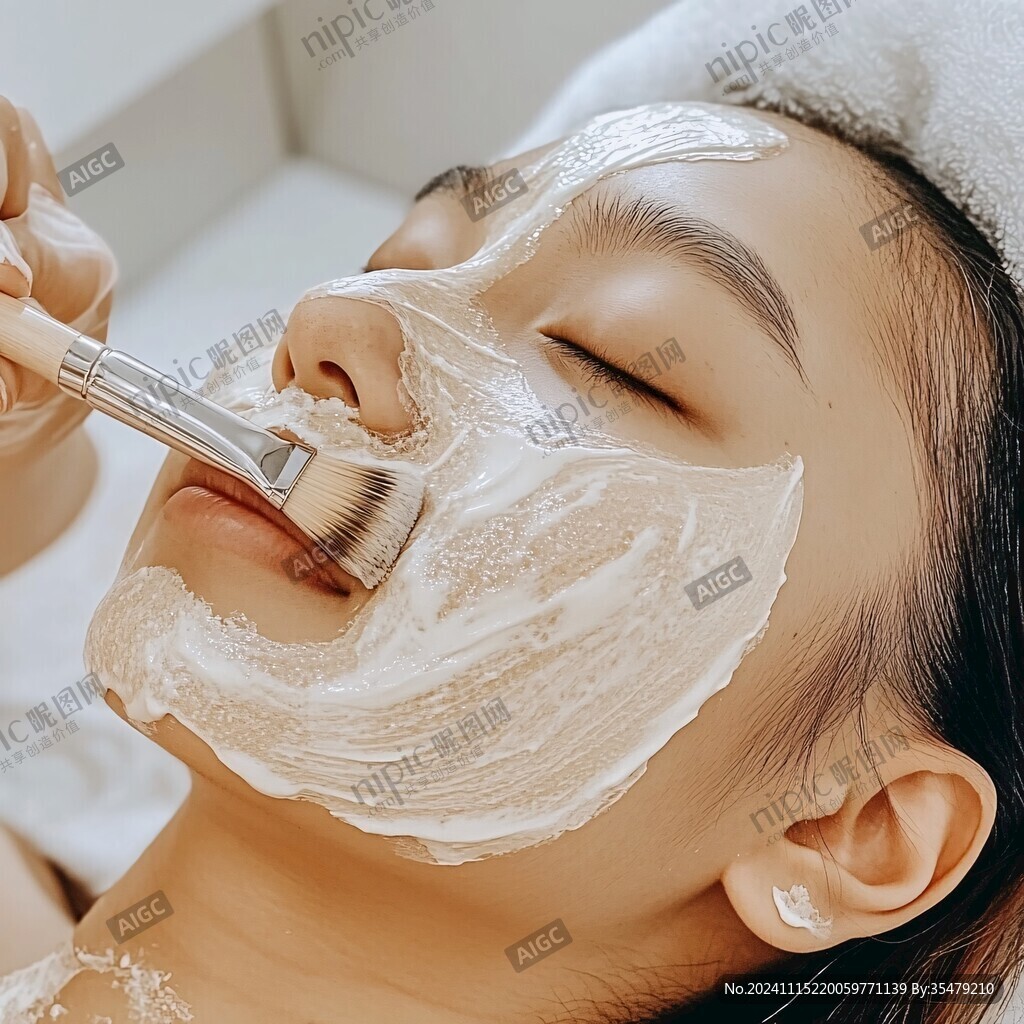 涂面膜养颜