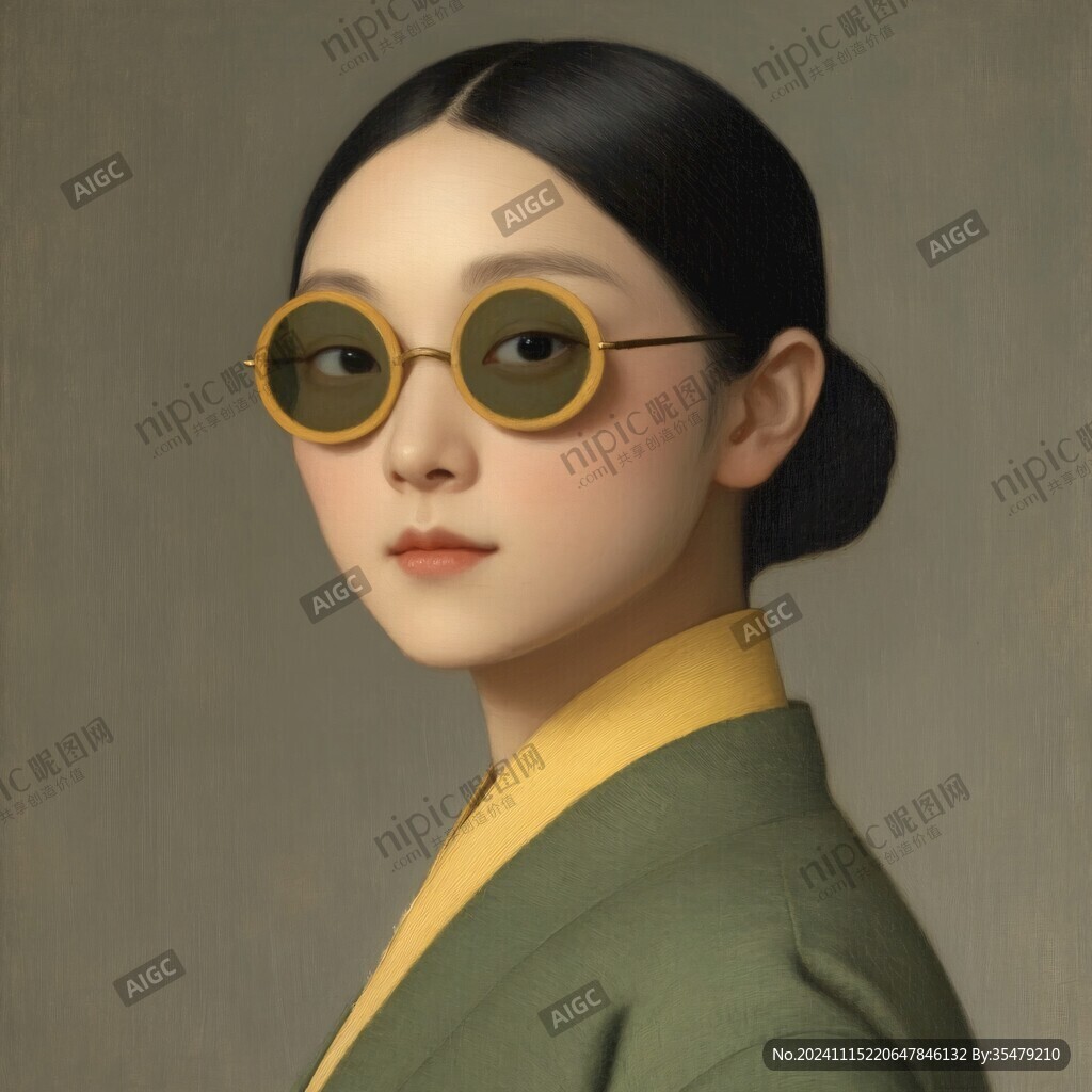 写实人物插画