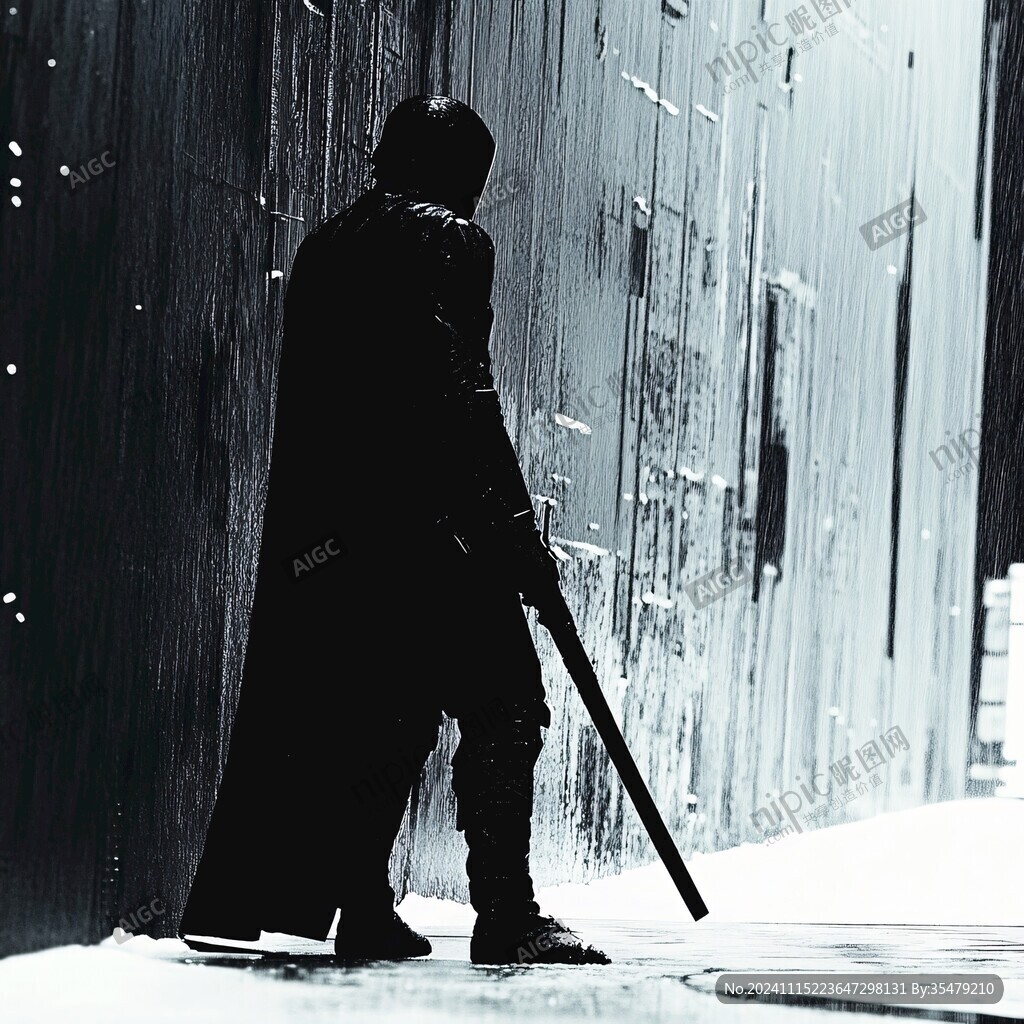拄剑武士