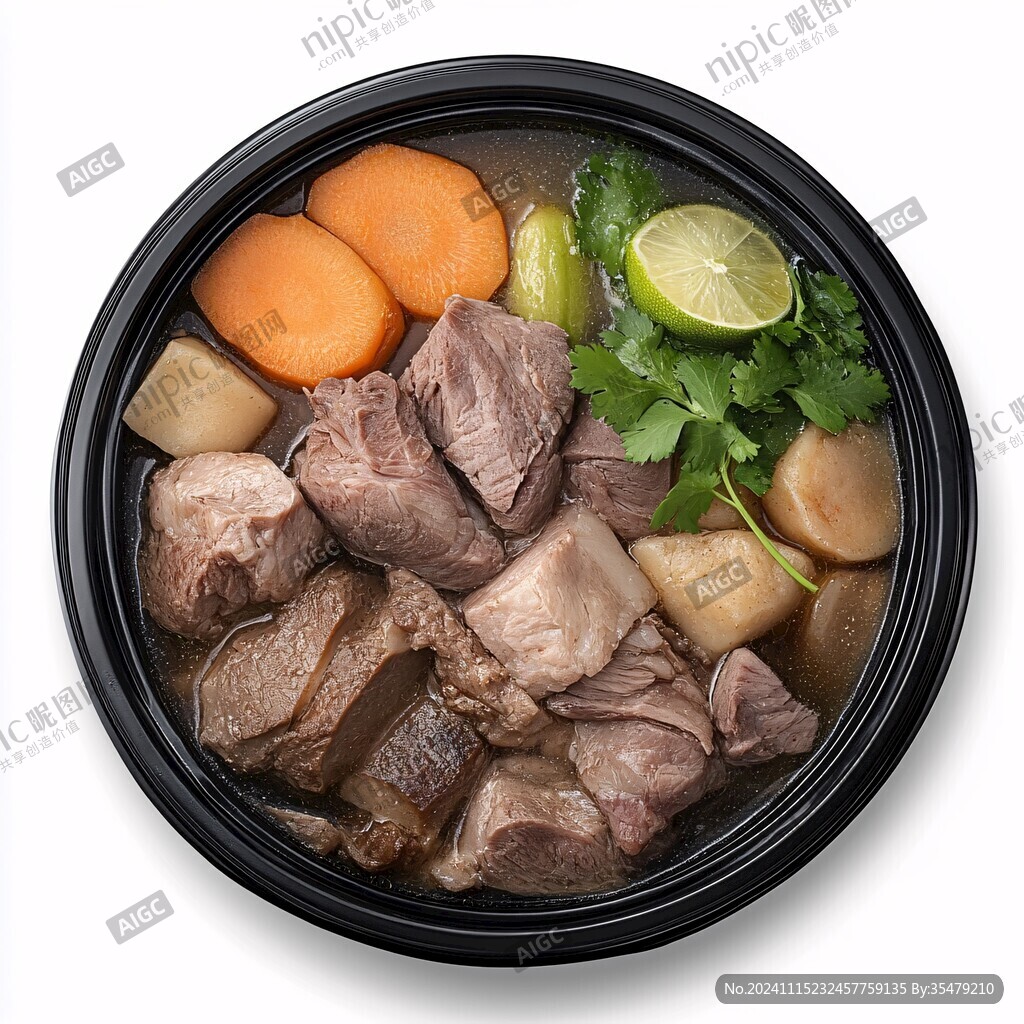 高清牛肉砂锅
