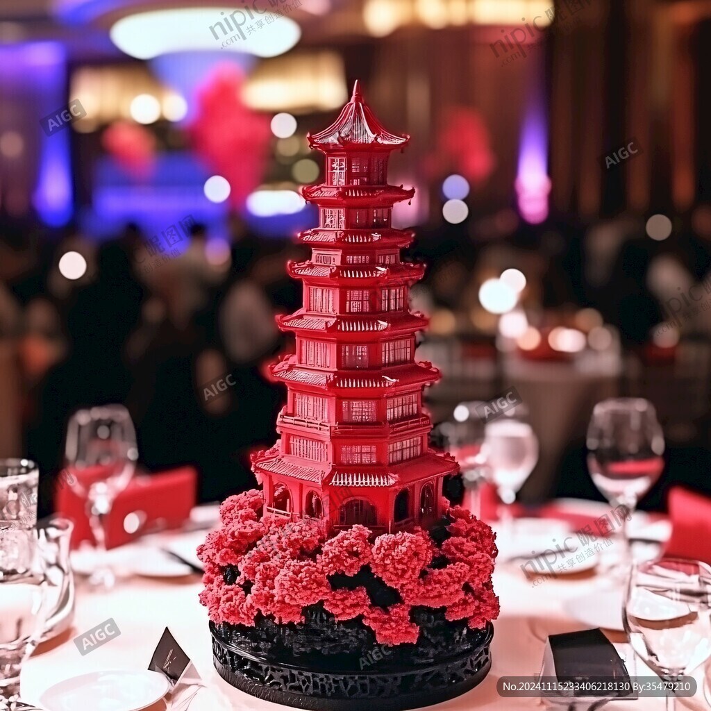 红黑色水晶婚礼