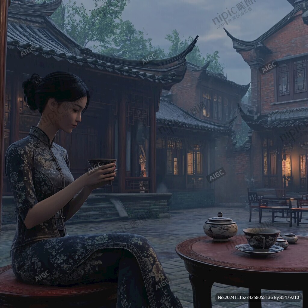 茶馆场景模拟