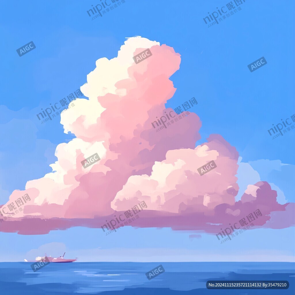 创意插画天空