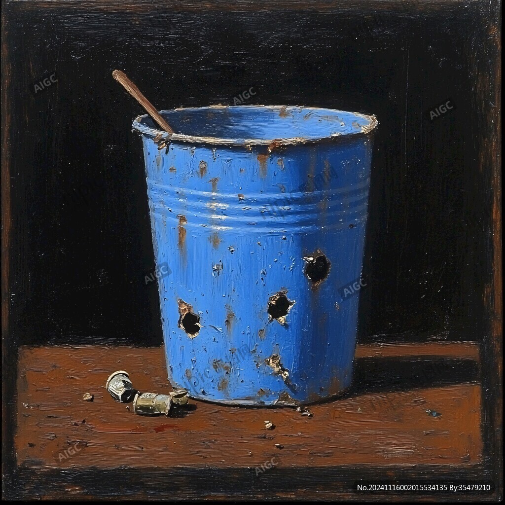 油画风格小品